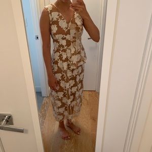 Tracy Reese half peplum dress